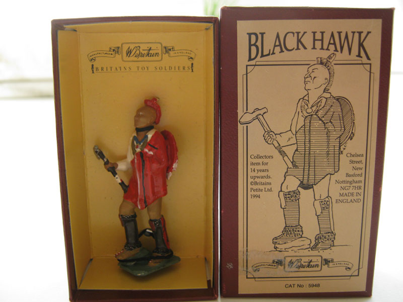 Britains (Collectors Club) Black Hawk Indian Chief No 5948 - Aquitania Collectables