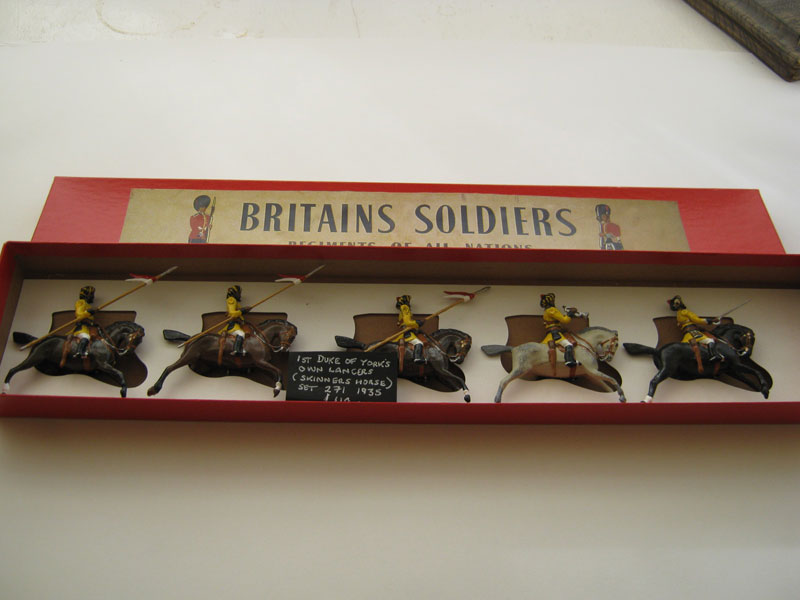 Britains 1st duke of York's own Lancers (Skinners Horse) Set 2719 (Repainted) 1935 - Aquitania Collectables