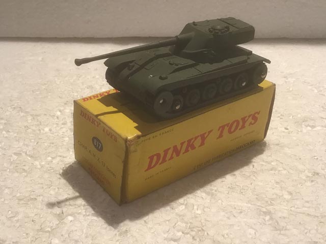 French Dinky Toys 817 CHAR A.M.X. 13 Tonnes Tank Aquitania Collectables