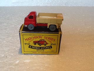 Matchbox Series 1-75 No 40 Bedford 7 Ton Tipper
